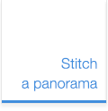 Stitching a panorama
