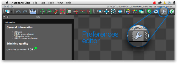 Button preferences editor