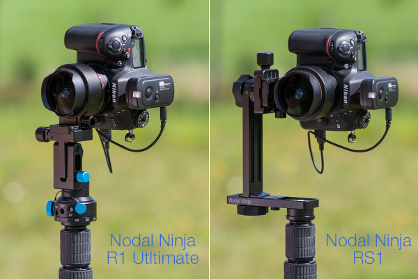 Ttes panoramiques Nodal Ninja R1 Ultimate et RS1